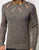 Hooded jacquard jumper