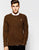 Hooded jacquard jumper